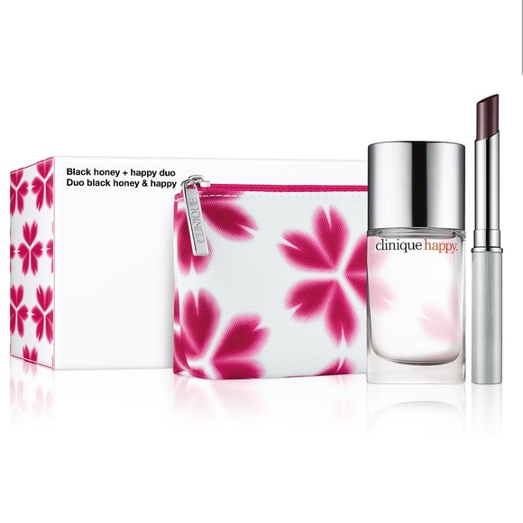 Clinique Other - Clinique Black Honey Almost Lipstick & Happy set. NIB
